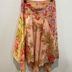 Anthropologie odille Silk Skirt